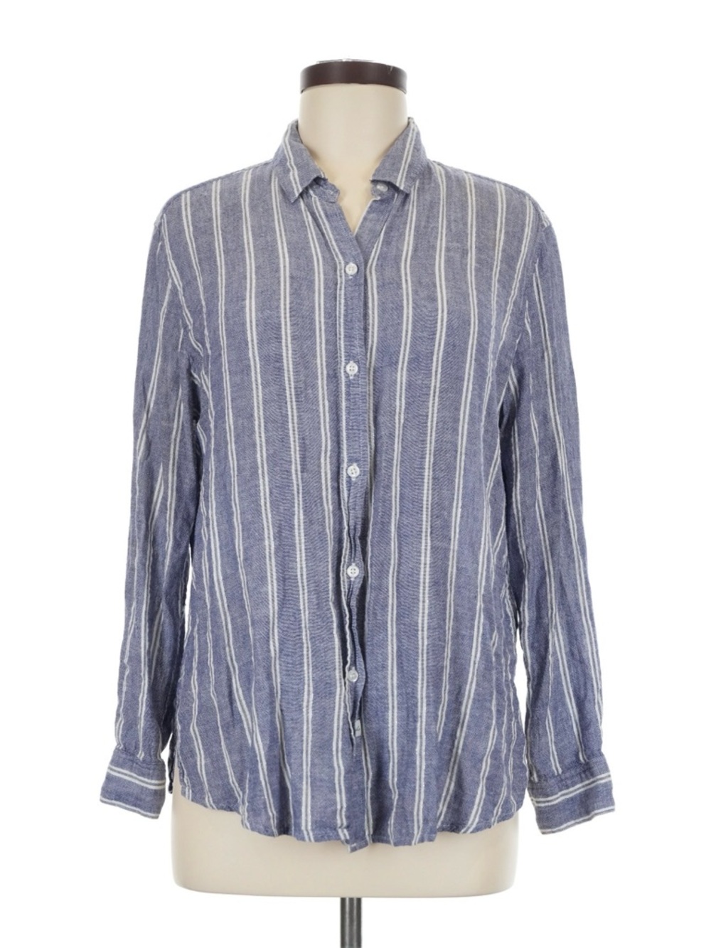 Rails Blue Striped Button-Up Shirt